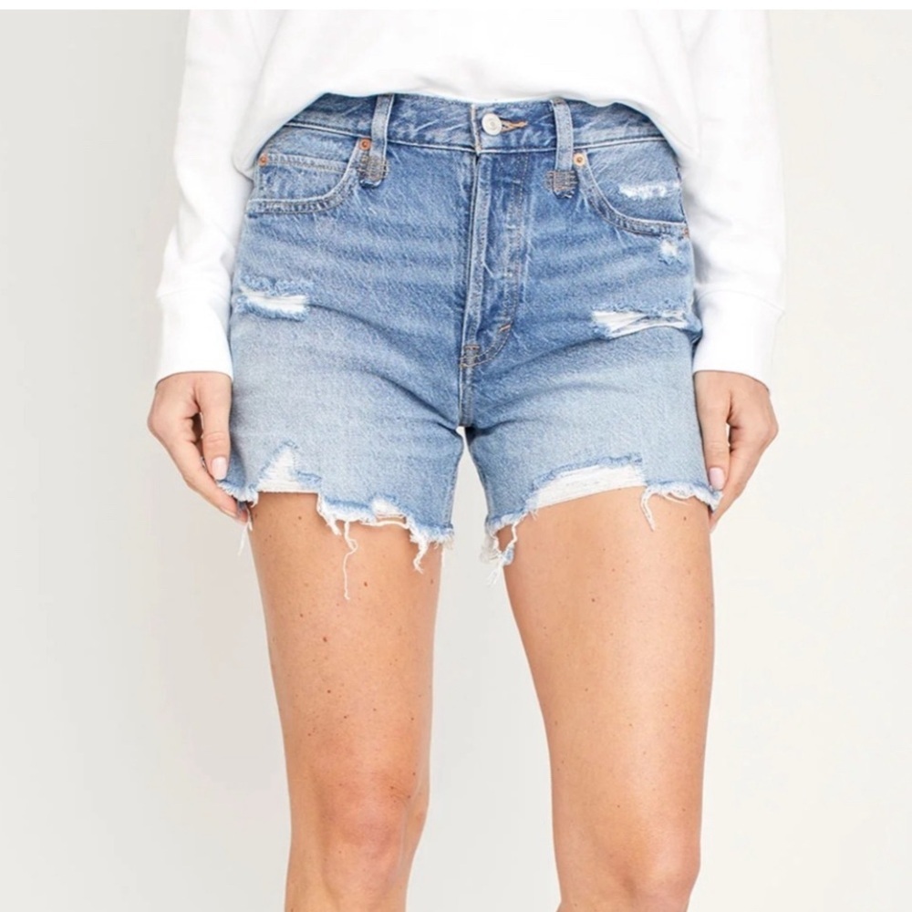 We The Free Free People Makai Cut Off Raw Hem Shorts Size 26